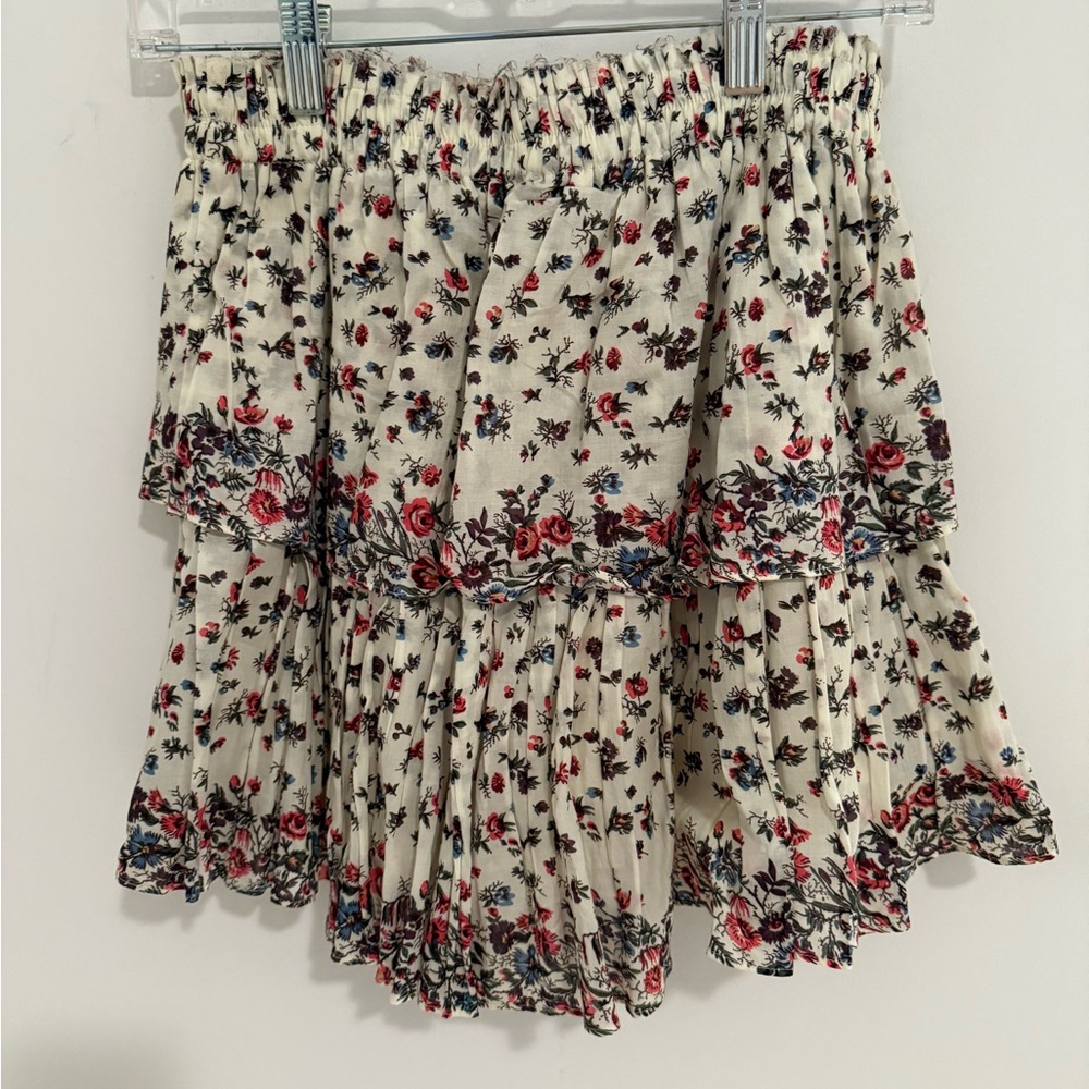 LoveShackFancy Ruffle Mini Skirt - Picture 4 of 5